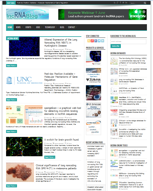 lncRNA Blog