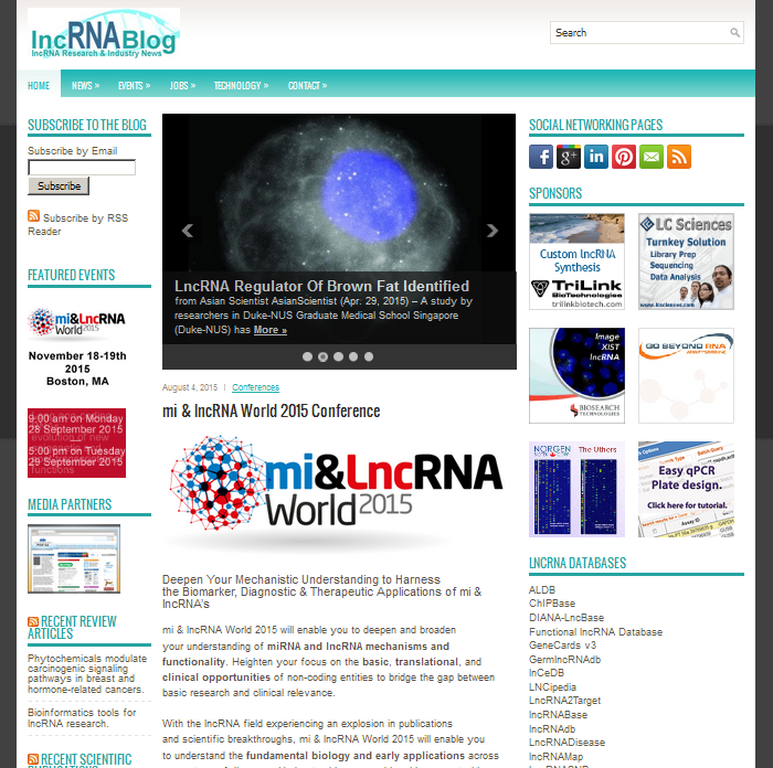 lncRNA Blog